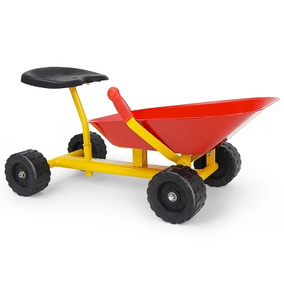8''Heavy Duty Kids Ride-on Sand Dumper Front Tipping W 4 Wheels Sand Toy Gift 8 8''Heavy Duty Kids Ride-on Sand Dumper Front Tipping W 4 Wheels Sand Toy Gift - Image 8