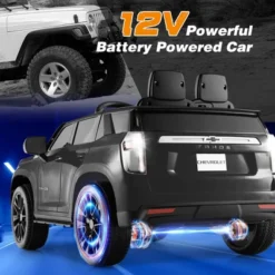 Costway 12V Kids Ride On Car Chevrolet Tahoe Electric Truck SUV Remote W/ Light & Music -LITTLE TIKES Shop GUEST e26ca012 294a 44f3 921d 34fb948a5aac