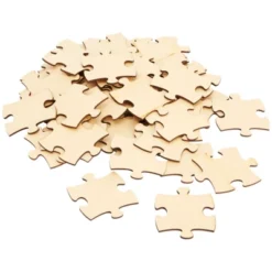 Bright Creations Blank Wooden Puzzle, Unfinished, Customizable Jigsaw, MDF Wood Puzzle Pieces For Crafts, DIY, Classroom Activities, 3x3.5 In -LITTLE TIKES Shop GUEST e35d4ed9 e30f 4a05 b4e1 7937f51fd430