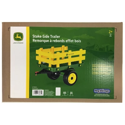 Peg Perego John Deere Stake Side Trailer 2 Peg Perego John Deere Stake Side Trailer - Image 2