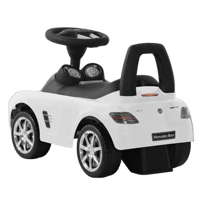 Best Ride On Cars Baby Toddler Ride-On Mercedes Benz Push Car Toy With Music, Horn Sounds And Handle, Red 1 Best Ride On Cars Baby Toddler Ride-On Mercedes Benz Push Car Toy With Music, Horn Sounds And Handle, Red