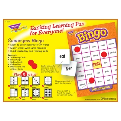 TREND Synonyms Bingo Game 3 TREND Synonyms Bingo Game - Image 3