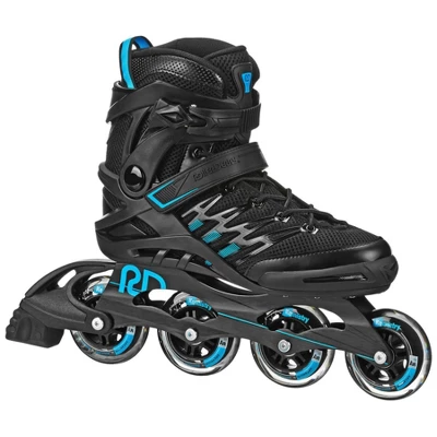 Roller Derby Aerio Q-84 Men's Inline Skate - Black/Blue 6 Roller Derby Aerio Q-84 Men's Inline Skate - Black/Blue - Image 6