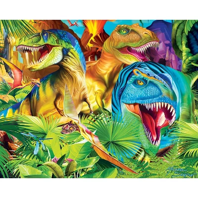 MasterPieces Kids Jigsaw Puzzle Set - Blue Glow 4-Pack 100 Pieces 3 MasterPieces Kids Jigsaw Puzzle Set - Blue Glow 4-Pack 100 Pieces - Image 3