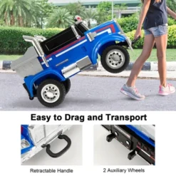 Costway 12V Licensed Freightliner Kids Ride On Truck Car RC W/ Dump Box & Lights RedBlue -LITTLE TIKES Shop GUEST e6147939 2ec6 4d65 9659 da99918dcdf9