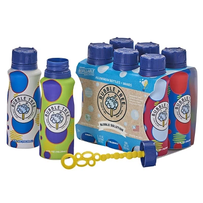 Bubble Tree Aluminum Bubble Bottle Multi-Packs - 12 Refillable Bottles 2 Bubble Tree Aluminum Bubble Bottle Multi-Packs - 12 Refillable Bottles - Image 2