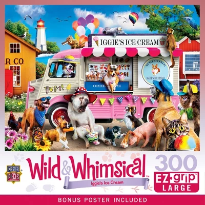 MasterPieces 300 Piece EZ Grip Jigsaw Puzzle - Iggy's Ice Cream - 18"x24" 1 MasterPieces 300 Piece EZ Grip Jigsaw Puzzle - Iggy's Ice Cream - 18"x24"