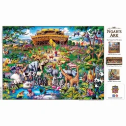 MasterPieces 1000 Piece Jigsaw Puzzle - Noah's Ark - 19.25"x26.75" -LITTLE TIKES Shop GUEST e6725029 1902 487a a7ed 972cc76dd233