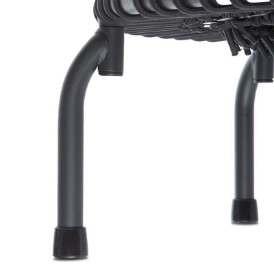 JumpSport 350 PRO Indoor Heavy Duty Lightweight 39 Inch Round Fitness Trampoline With 4 Videos, Secure Arched Legs, And Quiet, Safe Bounce, Black 2 JumpSport 350 PRO Indoor Heavy Duty Lightweight 39 Inch Round Fitness Trampoline With 4 Videos, Secure Arched Legs, And Quiet, Safe Bounce, Black - Image 2