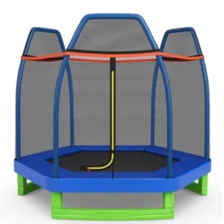 Costway 7FT Kids Trampoline Outdoor Indoor Recreational Bounce Jumper ASTM Approved -LITTLE TIKES Shop GUEST e713bb0c e881 4b56 a873 50338d01ccaa