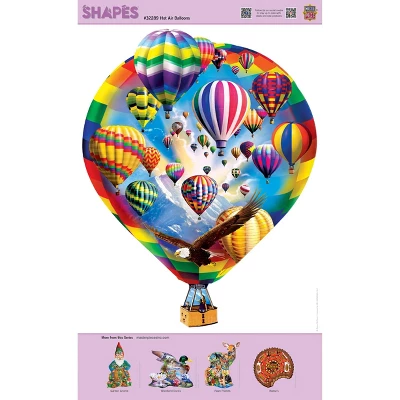 Masterpieces 500 Piece Shaped Puzzle - Hot Air Balloons - 19.09"x24.26" 4 Masterpieces 500 Piece Shaped Puzzle - Hot Air Balloons - 19.09"x24.26" - Image 4