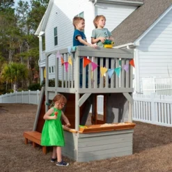 Funphix Lookout Post Outdoor Wooden Playhouse, Buildable Kids Backyard Playset With Climbing Ramp 10 Funphix Lookout Post Outdoor Wooden Playhouse, Buildable Kids Backyard Playset With Climbing Ramp -LITTLE TIKES Shop GUEST e76dc005 52d2 421c 85e2 fd0ca8038105