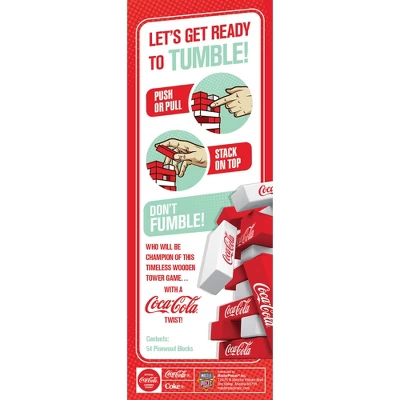 MasterPieces Games - Coca-Cola Wood Block Tumble Tower 2 MasterPieces Games - Coca-Cola Wood Block Tumble Tower - Image 2
