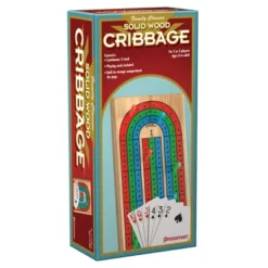 Pressman Folding Cribbage W/Cards In Box Sleeve