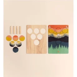 Sunset Cornhole Pong Game