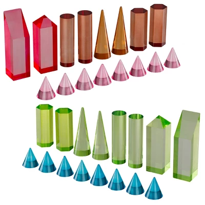 Trademark Games Modern Chess Set - Acrylic Chess Board With 32 Colorful Game Pieces - Unique Tabletop Decor Item With Functional Gameplay 8 Trademark Games Modern Chess Set - Acrylic Chess Board With 32 Colorful Game Pieces - Unique Tabletop Decor Item With Functional Gameplay - Image 8