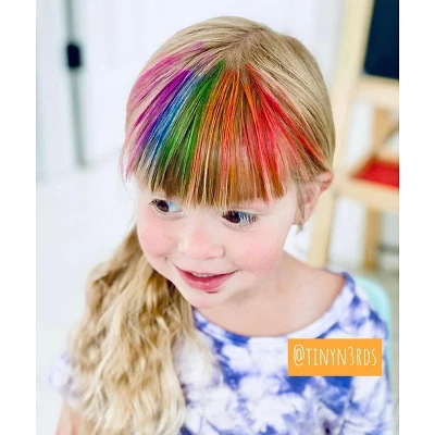 The Pencil Grip Hair Coloring Chalk 6 Colors Per Pack 2 Packs (TPG682-2) 3 The Pencil Grip Hair Coloring Chalk 6 Colors Per Pack 2 Packs (TPG682-2) - Image 3