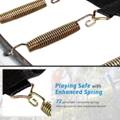 Kids Trampoline With Safety Fence Netting, Ladder And Wind Stakes - ModernLuxe -LITTLE TIKES Shop GUEST ea4f21f2 242c 491e 8d3a 04d0674d1fe3