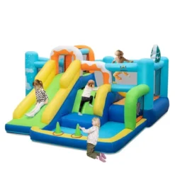 Costway 7-in-1 Kids Inflatable Bounce Castle Multi-Play Jumping House -LITTLE TIKES Shop GUEST ea966aa1 4362 4390 9228 c3ba64214911