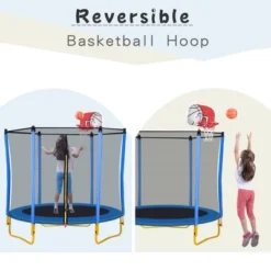 5.5 FT Kids Outdoor And Indoor Trampoline With Playpen, Basketball Hoop And Ball - ModernLuxe 15 5.5 FT Kids Outdoor And Indoor Trampoline With Playpen, Basketball Hoop And Ball - ModernLuxe -LITTLE TIKES Shop GUEST eab4d21b 7125 458d 9bc1 cafa18f52389