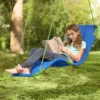 HearthSong Hanging Lounge Chaise Tree Swing For Kids