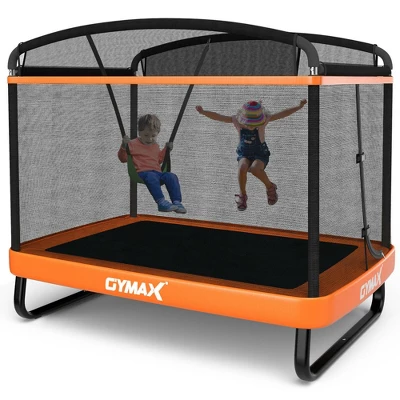 Costway 6FT Kids Recreational Trampoline W/Swing Safety Enclosure Indoor/Outdoor 11 Costway 6FT Kids Recreational Trampoline W/Swing Safety Enclosure Indoor/Outdoor - Image 11