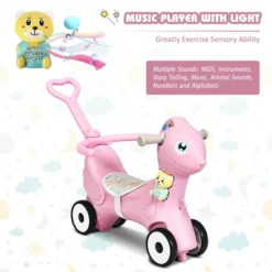 Costway Baby Rocking Horse 4 In 1 Kids Ride On Toy Push Car W/ Music -LITTLE TIKES Shop GUEST ec19fbc4 58e1 4814 9512 98e74217692d