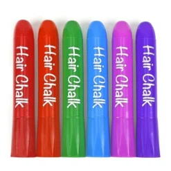 The Pencil Grip Hair Coloring Chalk 6 Colors Per Pack 2 Packs (TPG682-2)