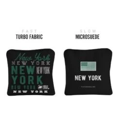 Gameday New York Football Black Synergy Pro Cornhole Bags (Set Of 4)