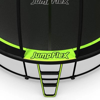 JumpFlex SMARTSHADE Soft Outdoor Backyard Trampoline Shade Canopy Cover Accessory For Sun Protection, Compatible With HERO 15' Model ONLY, Black 2 JumpFlex SMARTSHADE Soft Outdoor Backyard Trampoline Shade Canopy Cover Accessory For Sun Protection, Compatible With HERO 15' Model ONLY, Black - Image 2