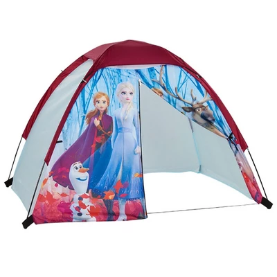 Exxel Outdoors Disney Fronzen 2 Kids 4 Piece Princess Camping Kit With Floorless Dome Tent, Youth Sized Sleeping Bag, Backpack, And LED Flashlight 3 Exxel Outdoors Disney Fronzen 2 Kids 4 Piece Princess Camping Kit With Floorless Dome Tent, Youth Sized Sleeping Bag, Backpack, And LED Flashlight - Image 3