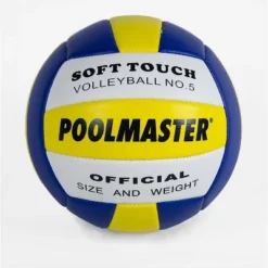 Swim Central 8" Sports Ball Soft Touch Volleyball Swimming Pool Accessory - Blue/Yellow