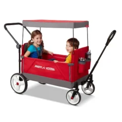Radio Flyer Convertible Stroller Wagon With Canopy