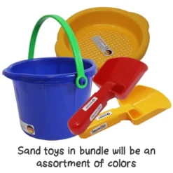 Spielstabil Toddler Sand Toys Bundle - Pail, Sieve And 2 Scoops (Colors Vary) -LITTLE TIKES Shop GUEST ee4f1cf5 bc40 4519 bf13 02f3658f11bd