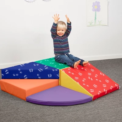 ECR4Kids SoftZone Tiny Twisting Foam Corner Climber - Indoor Active Play Structure For Toddlers And Kids 6 ECR4Kids SoftZone Tiny Twisting Foam Corner Climber - Indoor Active Play Structure For Toddlers And Kids - Image 6