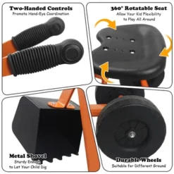 Costway Heavy Duty Kid Ride-on Sand Digger Digging Scooper Excavator For Sand Toy 12 Costway Heavy Duty Kid Ride-on Sand Digger Digging Scooper Excavator For Sand Toy -LITTLE TIKES Shop GUEST efe6ba4c c86c 474e a563 48599d8a13ca