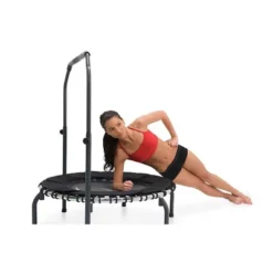 JumpSport 220 In Home Cardio Fitness Rebounder - Mini Trampoline With Handle Bar Accessory, Premium Bungees And Workout DVD -LITTLE TIKES Shop GUEST f07bf89c dd56 498f ba68 958c2856a76b