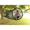 HearthSong 6-Foot Kids' Weather-Resistant Hanging Woven Rope Tunnel Bridge
