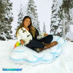 SnowCandy 48" Artic Rainbow Jumbo Snow Tube