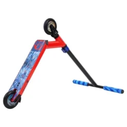Invert Supreme Mini Stunt Scooter For Ages 4-8, Red/Black/Blue