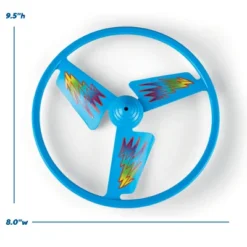 Kidoozie Ripcord Flying Disc, Flies Over 50 Ft, STEM Toy Early Childhood Development, For Children 5 Years And Up