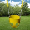 Gorilla Playsets Full Bucket Toddler Swing - Yellow With Yellow Chains