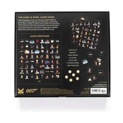 James Bond Bingo Board Game 1 James Bond Bingo Board Game