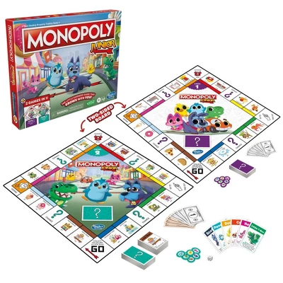 Monopoly Junior 2 Kids Board Games In 1 2 Monopoly Junior 2 Kids Board Games In 1 - Image 2