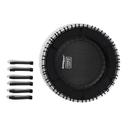 JumpSport 370 Home Gym 39 Inch Heavy Duty Fitness Trampoline With 4-In-1 DVD For Customized Strength And Cardio Exercises, Black 4 JumpSport 370 Home Gym 39 Inch Heavy Duty Fitness Trampoline With 4-In-1 DVD For Customized Strength And Cardio Exercises, Black - Image 4