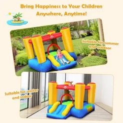 Costway Inflatable Bouncer Kids Slide Bounce House For Indoor Outdoor With 550W Blower -LITTLE TIKES Shop GUEST f41ba936 ef2b 44ee b587 d856d67cb9fc
