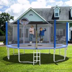 Costway 12/14/15ft Trampoline W/ Safety Enclosure Net Ladder Basketball Hoop 14 Costway 12/14/15ft Trampoline W/ Safety Enclosure Net Ladder Basketball Hoop -LITTLE TIKES Shop GUEST f45f4306 387e 4e36 9cea ac3f693886f2
