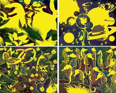 MasterPieces Kids Jigsaw Puzzle Set - Blue Glow 4-Pack 100 Pieces 8 MasterPieces Kids Jigsaw Puzzle Set - Blue Glow 4-Pack 100 Pieces - Image 8