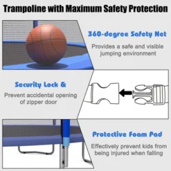 Costway 12/14/15ft Trampoline W/ Safety Enclosure Net Ladder Basketball Hoop 18 Costway 12/14/15ft Trampoline W/ Safety Enclosure Net Ladder Basketball Hoop -LITTLE TIKES Shop GUEST f48ba773 95fb 4ed9 bfe2 534db693d841