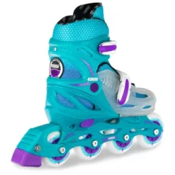 Crazy Skates 148 Adjustable Inline Skates For Girls And Boys - Unisex Skates - Adjust To Fit 4 Sizes